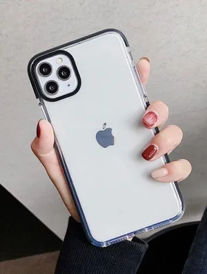 Apple Iphone 12/12 pro  Soft Clear Case thumbnail 1