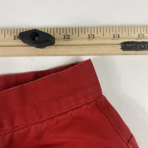 Lauren Ralph Lauren Pants Womens 6‎ Red Chino Pleated High Waist Tapered Twill thumbnail 4