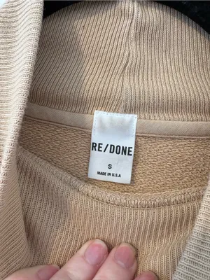 Re/Done 80s Mockneck Sweatshirt‎ Small 100% Cotton thumbnail 4