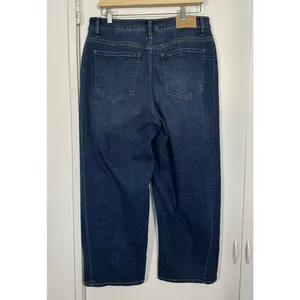 NWOT Seven7 Relaxed Fit High Waist Pieced Barrel Jeans in Canyon Size 12 thumbnail 4