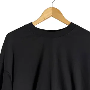 Alo Yoga Devotion Black Cropped Long Sleeve Crewneck Sweatshirt Small thumbnail 3