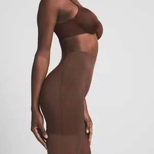 Skims Low Back Sculpt Cocoa‎ Brown Sheer Sculpt Shape-wear Shorts thumbnail 3