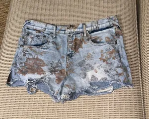 Free People Flower Shorts thumbnail 1