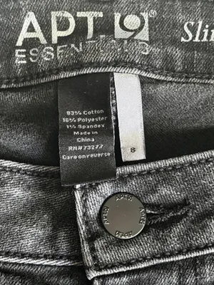 APT. 9 Faded Black Slim Capri Stretch Jeans | Size 8 thumbnail 3