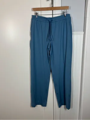 Lululemon Luxtreme‎ Straight-Leg Mid-Rise Pants Trouser Utility Blue Travel City thumbnail 2