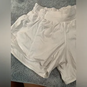 Lululemon white shorts 4 thumbnail 2