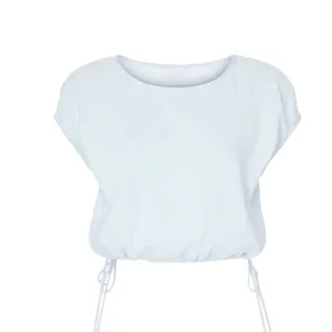 Sky Blue Women's Crop Top thumbnail 5