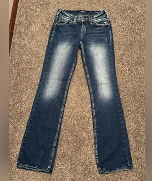 Silver Jeans SUKI Mid Slim Bootcut Women's Jeans thumbnail 1