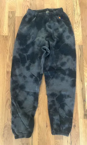 Aviator Nation Dark Grey Tie Dye Sweatpants thumbnail 1