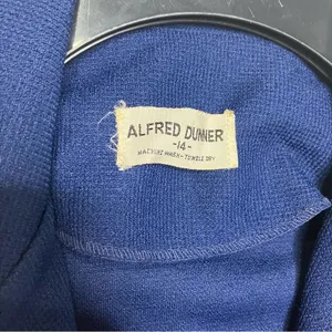 Vintage‎ Alfred dunner navy blue double knit blazer women’s thumbnail 2
