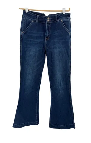 Rock & Roll Denim Women's Blue Boot Cut Jeans 30x34 med wash western high rise thumbnail 1