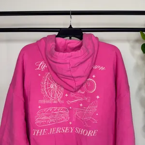 VS Pink Ivy Campus Fleece Full Zip Hoodie Jersey Shore Graphic size XL thumbnail 8