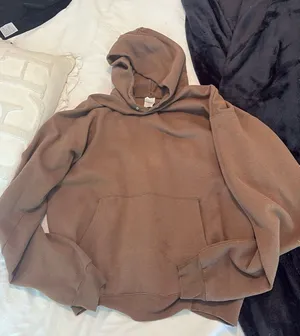 Worn in brown hoodie thumbnail 1