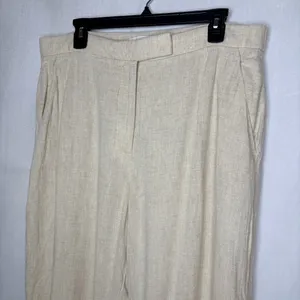 Abercrombie & Fitch Sloane Linen-Blend Wide Leg Pants thumbnail 6