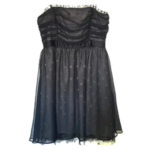 Polka-A-Dot Tulle Classic Formal Semi-Formal Party Mini Dress thumbnail 2