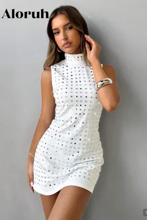 SheIn White Dress thumbnail 1