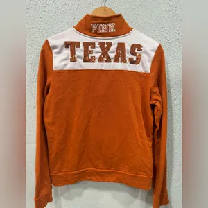 PINK Victoria's Secret Women’s Quarter- Size Texas Longhorn Sweatshirt thumbnail 4