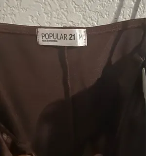 Popular 21 Brown dress thumbnail 3