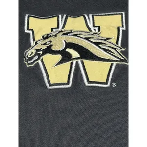Champion WMU Western Michigan Broncos XXL Lace Up Hockey Hoodie Sweatshirt thumbnail 4