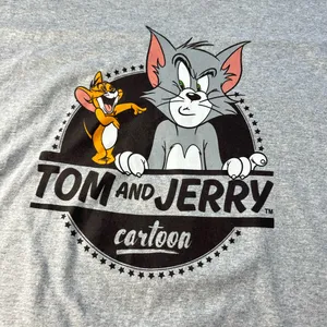 Tom and Jerry pullover Gray Short Sleeve Tee. New with tag. thumbnail 6