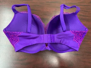 Victoria’s Secret Purple and Pink Very Sexy Push-Up Bra Size 36DDD thumbnail 2