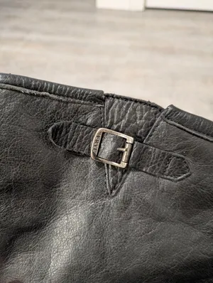 Frye Black Leather Boots Size 6 thumbnail 8