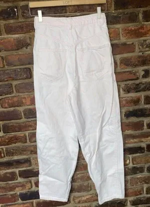 Zara High Waisted Light Pink Denim Mom Jeans Women's Size 2 thumbnail 5