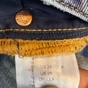 Free People Dakota Straight‎ Leg Jean in Indigo Blue Size 26 thumbnail 8