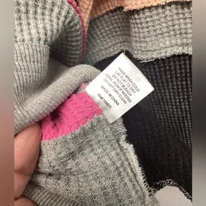 Oli & Hali colorblock thermal knit Sage combo Size Large thumbnail 9