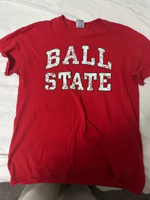 Ball State Graphic Tee Red Size M thumbnail 1