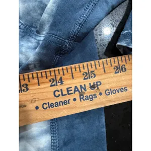 Lululemon Back in Action Long Sleeve Shirt Blue White‎ Tie Dye Relaxed Fit Top thumbnail 5