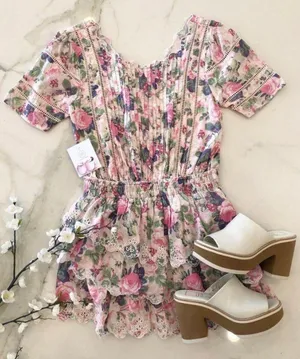 LoveShackFancy Mavis Dress thumbnail 1
