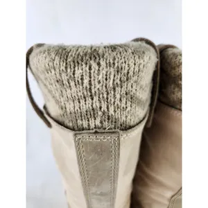 Sorel Joan Of Arctic Leather Boots Women SZ 10 Waterproof Thick Knit Snow Winter thumbnail 10