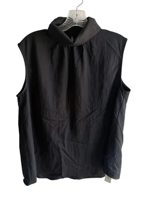 Commense NEW Women's M Black High Neck Sleeveless Business Career Blouse thumbnail 1