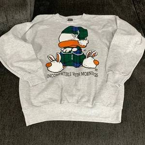 Tultex Duck Funny Print Sweatshirt Size XL thumbnail 1