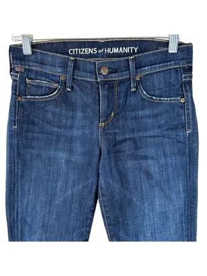 Citizens of Humanity Dita Petite Bootcut Jeans 25 Dark Wash Stretch Denim USA thumbnail 3