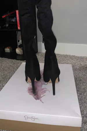 Jessica Simpson Black Boots thumbnail 5