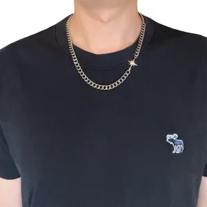 Link Chain Star Necklace for Men Women Streetwear Hip Hop Unisex Necklace thumbnail 5