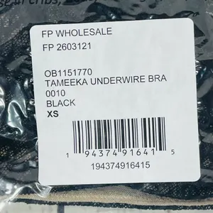 Free People Intimately Bra X-Small Tameeka Underwire Bralette Black Lace New thumbnail 10