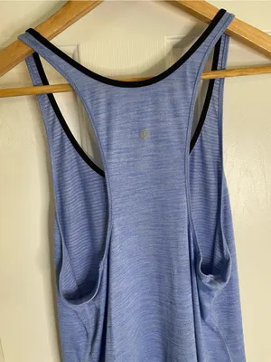 Lululemon Athletica Lightweight Blue Racerback Tank Top Size Medium thumbnail 4