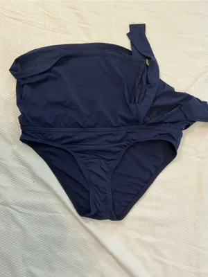 Tommy Bahama Navy Tie-Waist Skort Shorts thumbnail 4