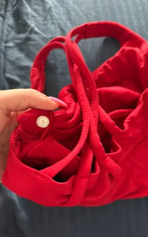 Lululemon Dark Red Energy Longline Bra 2 thumbnail 3