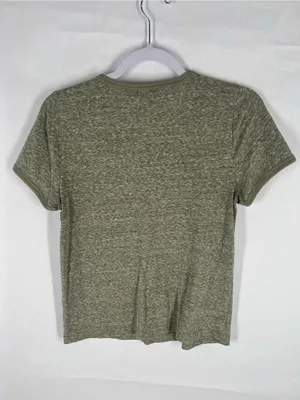 J.Crew Marled Pocket Tee Size M Green Cotton Blend‎ Casual Basic thumbnail 8