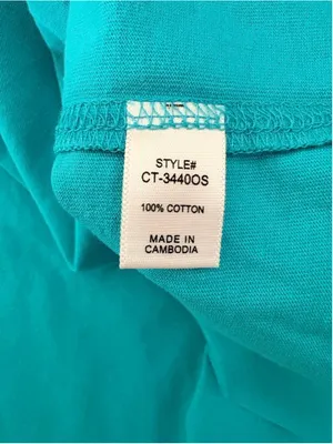 Zenana Premium Cotton Oversized Round Neck Box T-Shirt Size OS NIB thumbnail 7