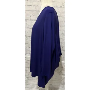 Simonton Says by George Simonton High Low Blue Long Sleeve Blouse Plus Size 1X thumbnail 3