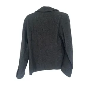 AMERICAN EAGLE Charcoal Grey Wool Peacoat‎ Jacket Coat Size Medium Womens Pocket thumbnail 3
