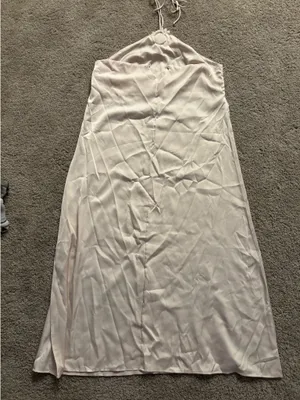 Local Boutique Silk Dress White Size L thumbnail 2
