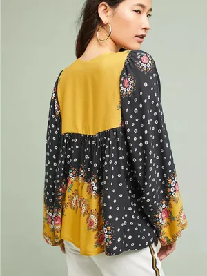 Farm Rio Intarsia Top size large READ thumbnail 3