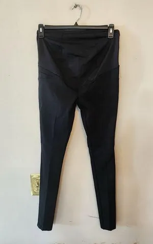 Over Belly Knit Maternity Leggings Isabel Maternity by Ingrid & Isabel Black XS thumbnail 1