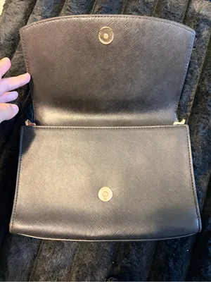 kate spade Navy Blue Saffiano Leather Crossbody with Gold Chain thumbnail 7